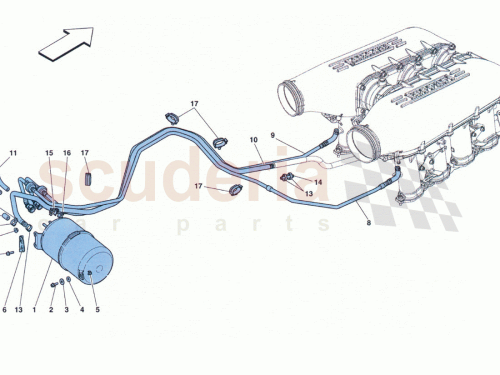 Part Diagram for Ferrari 260385