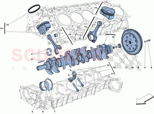 Part Diagram for Ferrari 803899