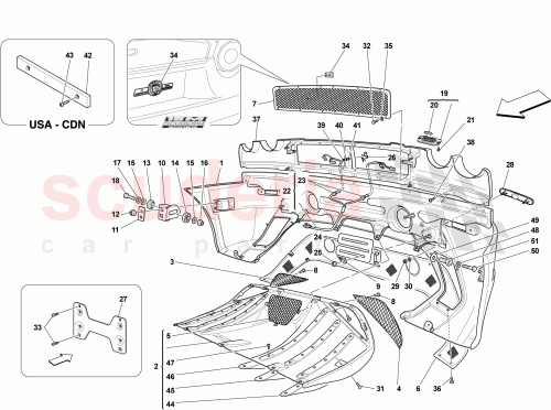 Part Diagram for Ferrari 80332000