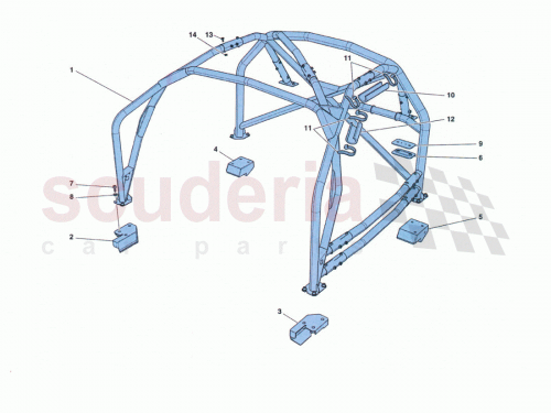 Part Diagram for Ferrari 83109300