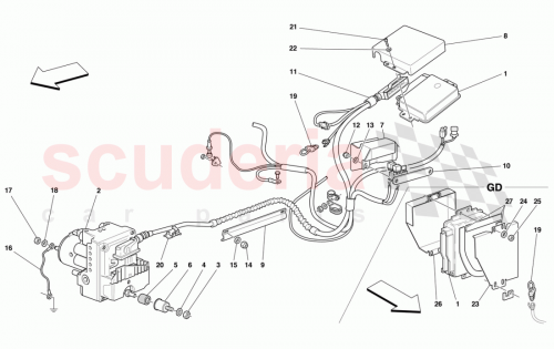 Part Diagram for Ferrari 175358