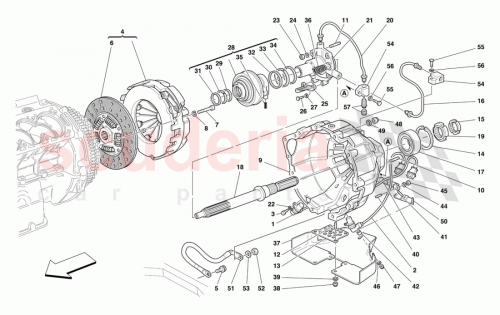 Part Diagram for Ferrari 164083