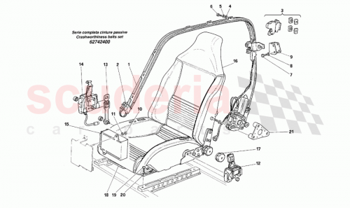 Part Diagram for Ferrari 62742100