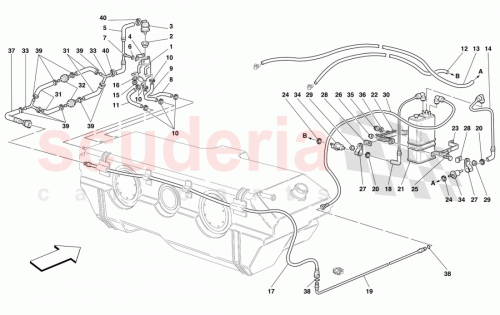 Part Diagram for Ferrari 174945
