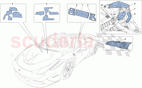 Part Diagram for Ferrari 84907600