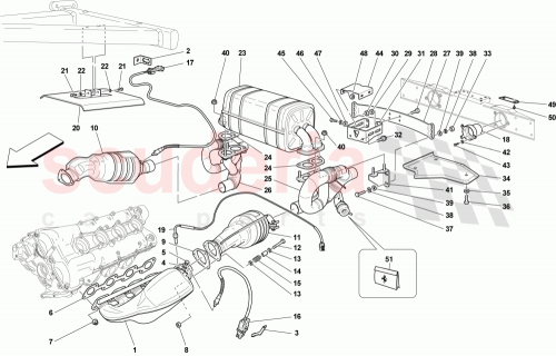 Part Diagram for Ferrari 16082870