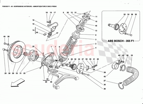 Part Diagram for Ferrari 175488