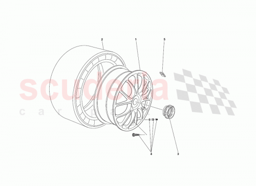 Part Diagram for Ferrari 220731