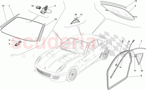 Part Diagram for Ferrari 68563500