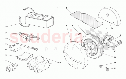 Part Diagram for Ferrari 171995