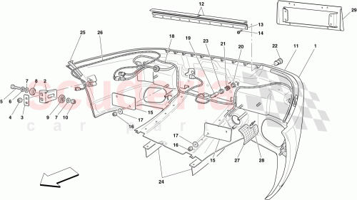 Part Diagram for Ferrari 69377300