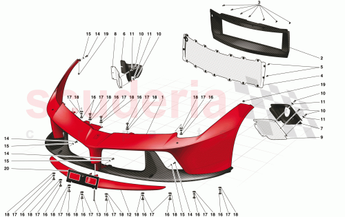 Part Diagram for Ferrari 86626010