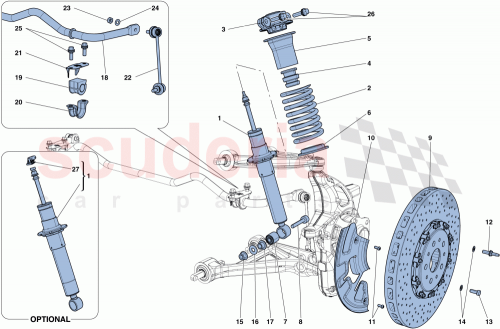Part Diagram for Ferrari 257806