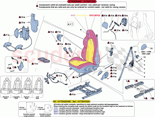 Part Diagram for Ferrari 83957400
