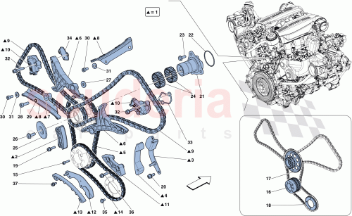 Part Diagram for Ferrari 284898