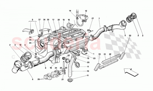 Part Diagram for Ferrari 154286