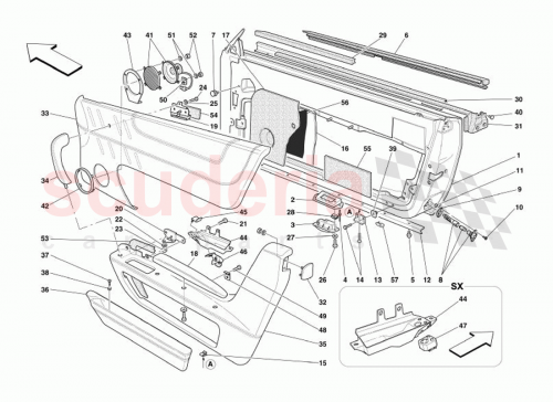 Part Diagram for Ferrari 645911