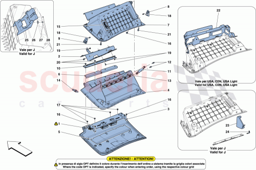Part Diagram for Ferrari 88751300