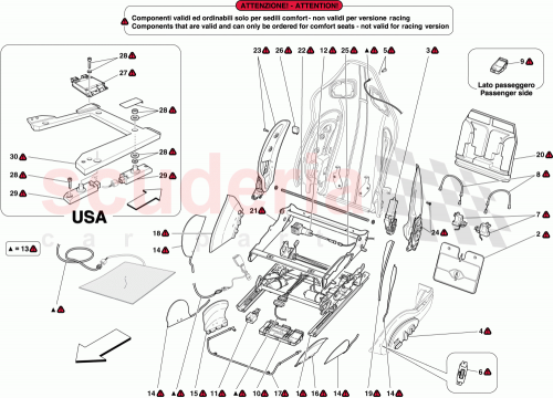 Part Diagram for Ferrari 222977