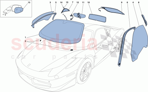 Part Diagram for Ferrari 83465700