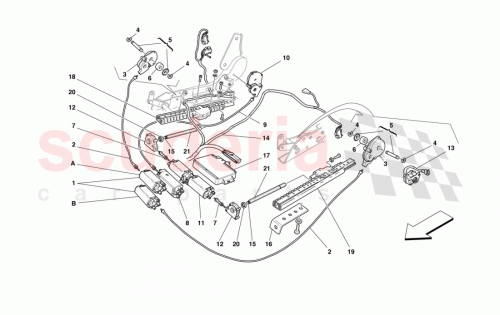Part Diagram for Ferrari 66848700
