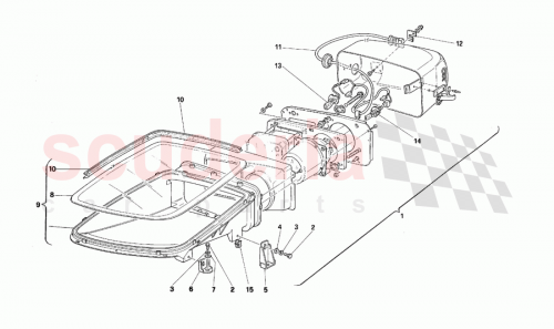 Part Diagram for Ferrari 164450