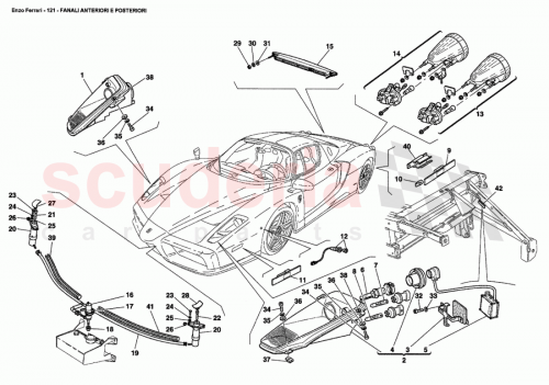 Part Diagram for Ferrari 195402