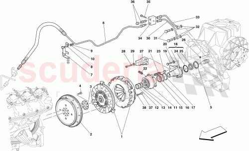 Part Diagram for Ferrari 222090
