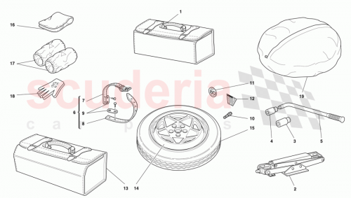 Part Diagram for Ferrari 162390