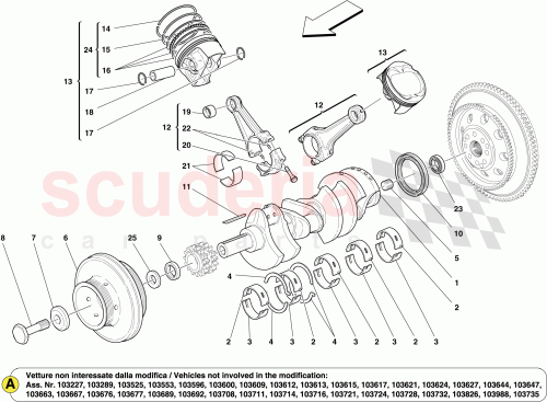 Part Diagram for Ferrari 224608