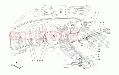 Part Diagram for Ferrari 174765