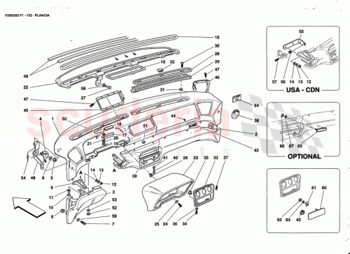 Part Diagram for Ferrari 169150