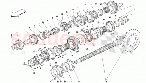 Part Diagram for Ferrari 70000840
