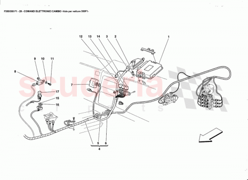 Part Diagram for Ferrari 174456