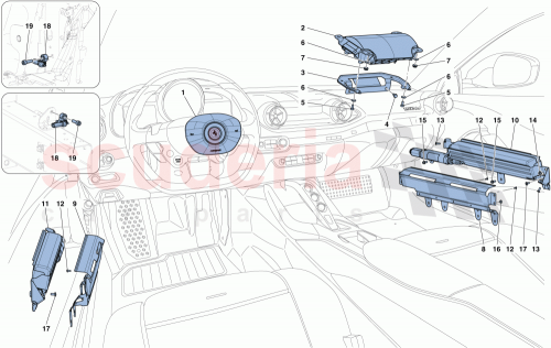 Part Diagram for Ferrari 87974500
