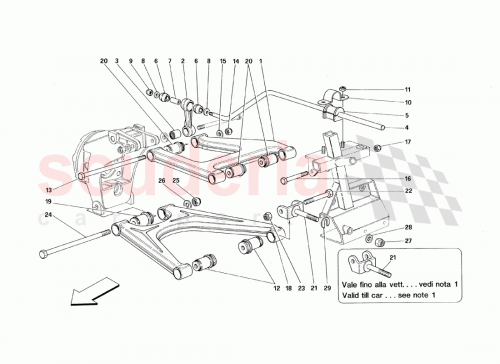 Part Diagram for Ferrari 134564