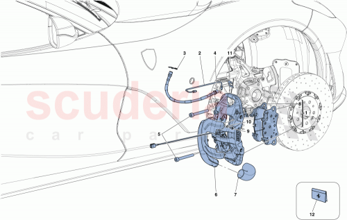 Part Diagram for Ferrari 326837