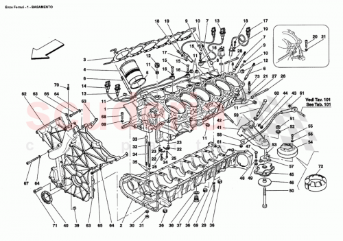 Part Diagram for Ferrari 231823