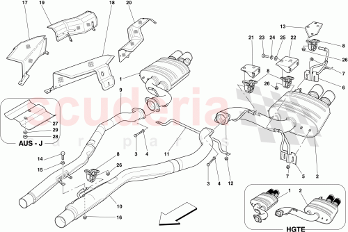 Part Diagram for Ferrari 256988