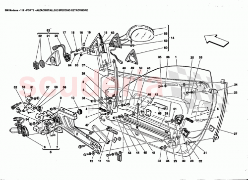 Part Diagram for Ferrari 65819500
