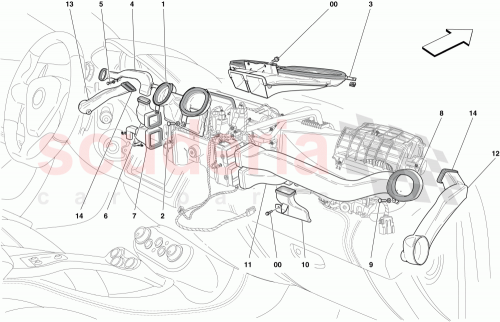 Part Diagram for Ferrari 80811900