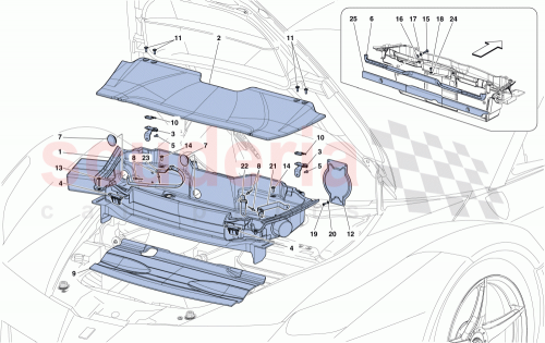 Part Diagram for Ferrari 88761100