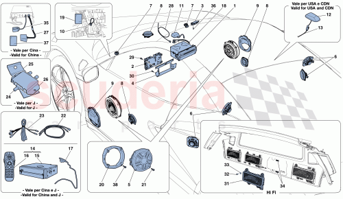 Part Diagram for Ferrari 83139100