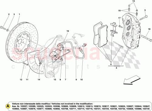 Part Diagram for Ferrari 70002954