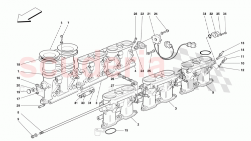 Part Diagram for Ferrari 162731