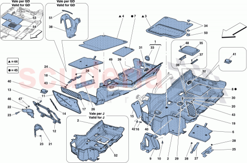 Part Diagram for Ferrari 84498000
