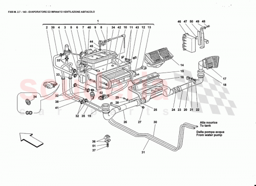 Part Diagram for Ferrari 64046400