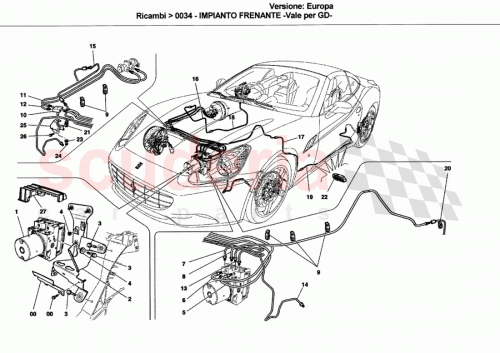 Part Diagram for Ferrari 249620