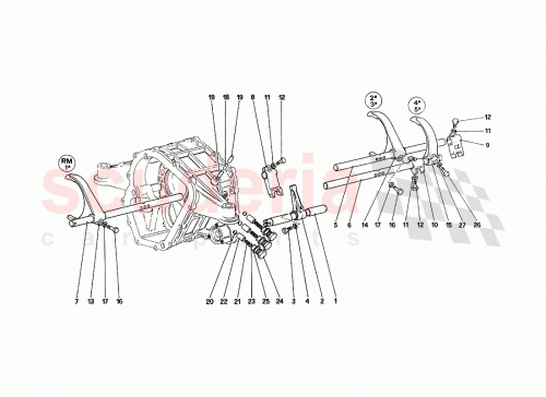 Part Diagram for Ferrari 122634
