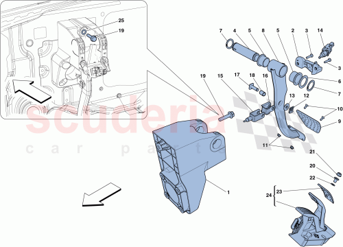 Part Diagram for Ferrari 245178
